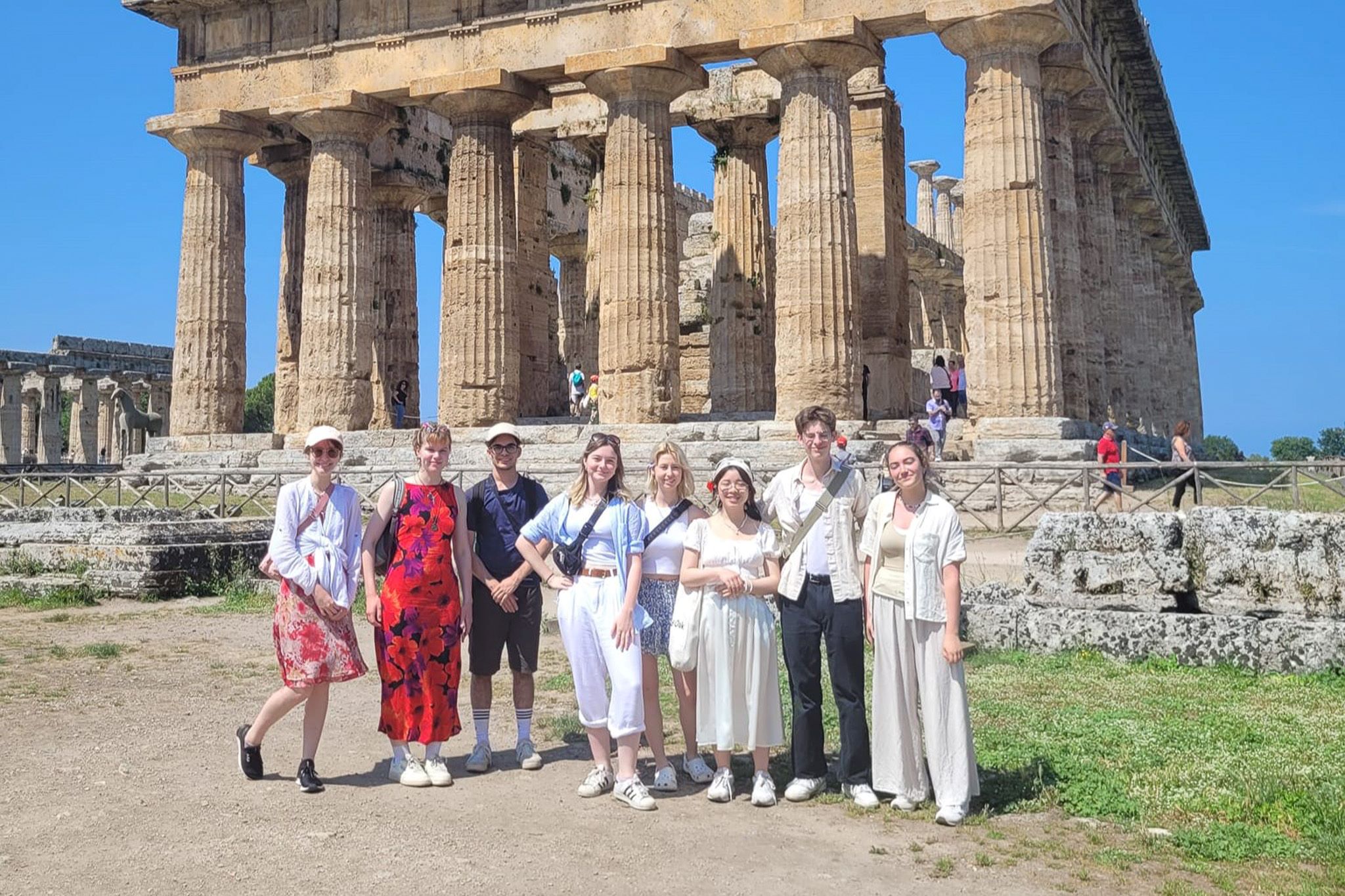 Des étudiants du Cégep de Lévis en voyage en Italie.
