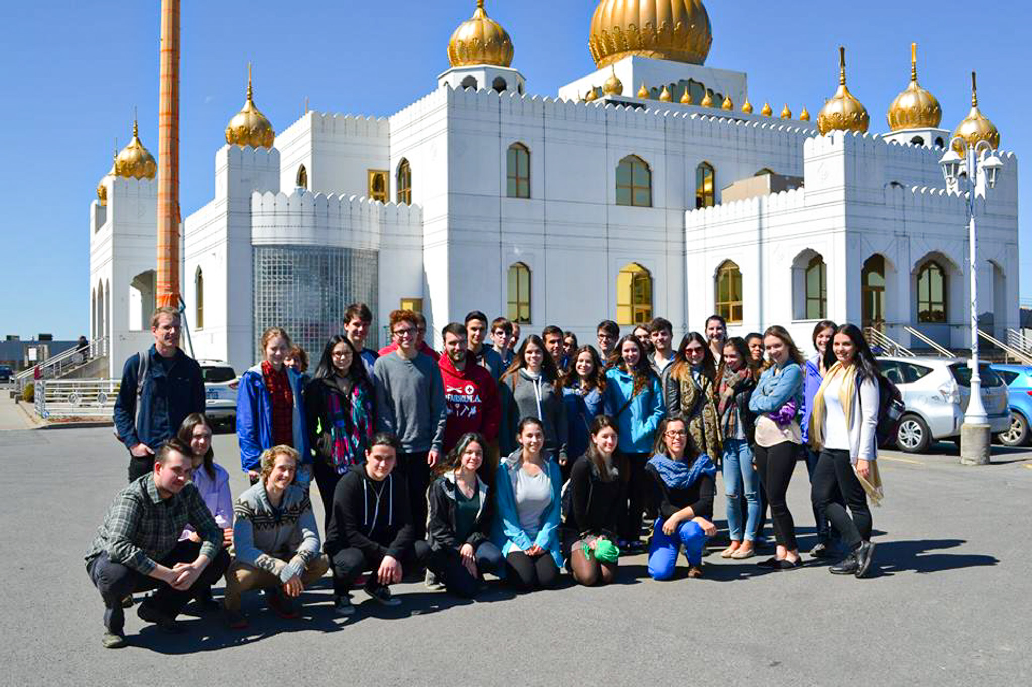 Un groupe d'étudiants du programme Histoire et civilisation au Cégep de Lévis en voyage.